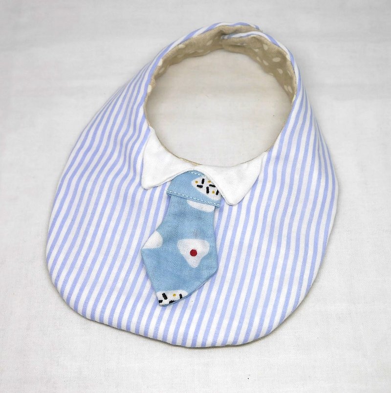 Japanese Handmade 8-layer-gauze Baby Bib / with tie