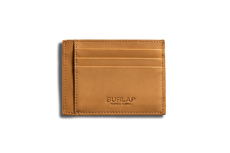 Burlap Watches 香港品牌Cardholder 真皮卡片套 卡片包 男女适用 - 皮夹/钱包 - 真皮 咖啡色