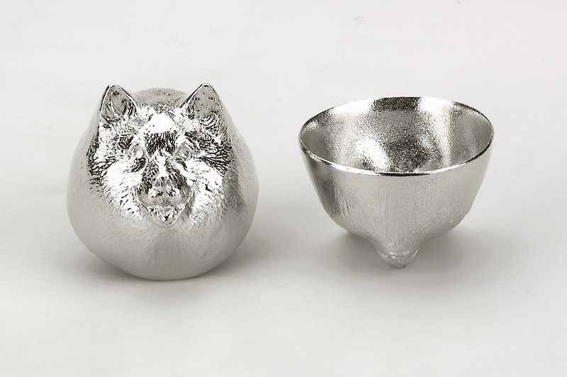生肖造型杯 - 狗 - 茶具/茶杯 - 其他金属 银色
