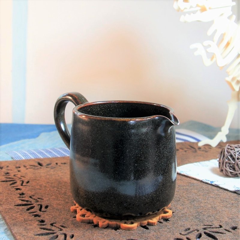 咖啡分享杯茶海,公道杯-容量约500ml - 咖啡杯/马克杯 - 陶 黑色