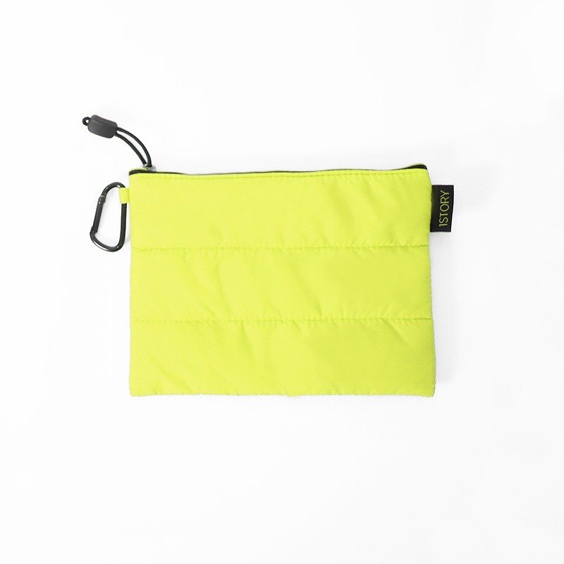 平面收纳袋．黄╳黑 - 化妆包/杂物包 - 其他材质 黄色