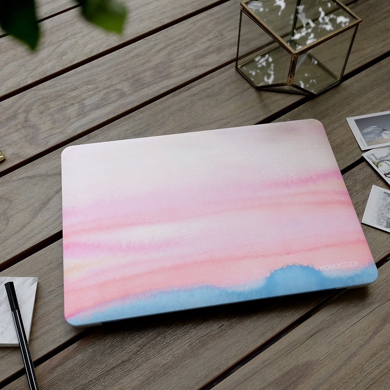 MacBook Air 13 2012-17 图案保护硬壳 - 水彩纹 - 平板/电脑保护壳 - 其他材质 粉红色