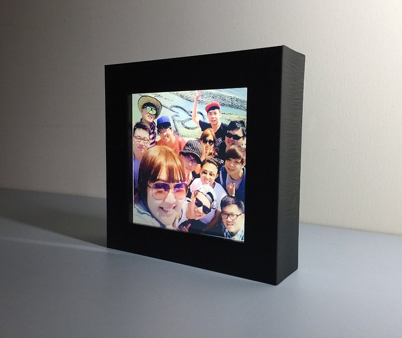 ( 5" 黑色 )  1 张  ig 照片  ❤  我们的记忆光盒 , 1 定要快乐哦 - 画框/相框 - 防水材质 多色