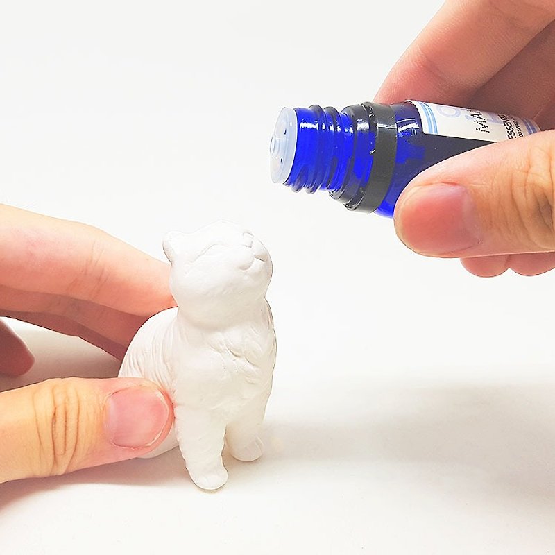 日本Art Lab - 猫咪香氛石 - 共三款 - 香薰/精油/线香 - 陶 