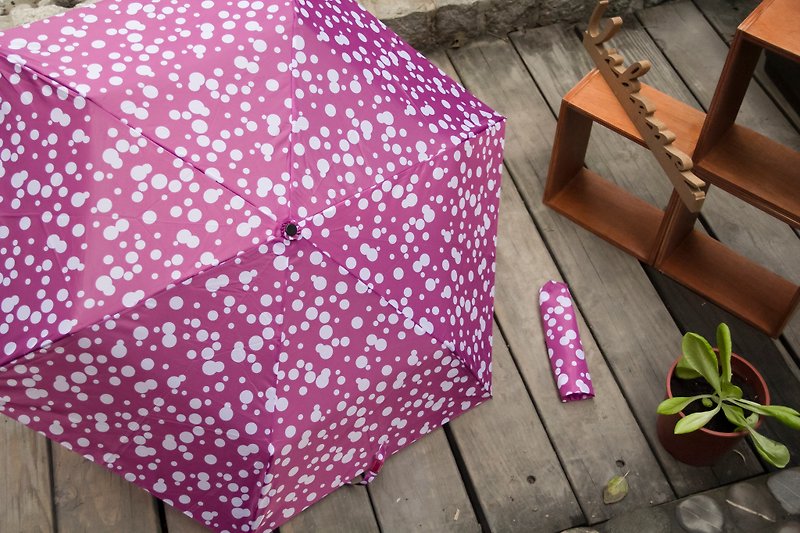 轻盈泡泡抗UV晴雨伞 – 桃红 - 雨伞/雨衣 - 其他人造纤维 多色