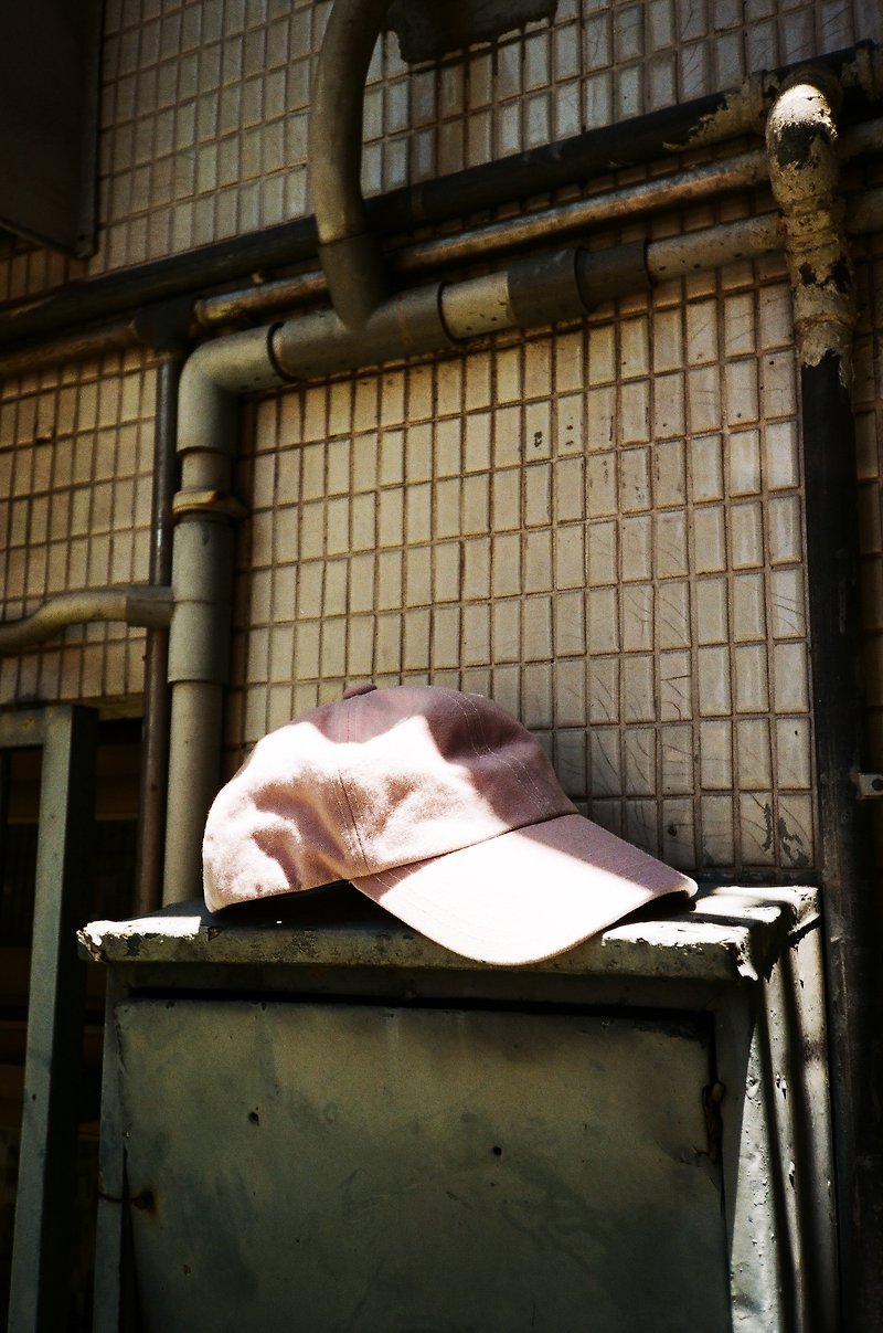 水洗质感老帽 Vintage Cap | 粉嫩紫 - 帽子 - 棉．麻 紫色