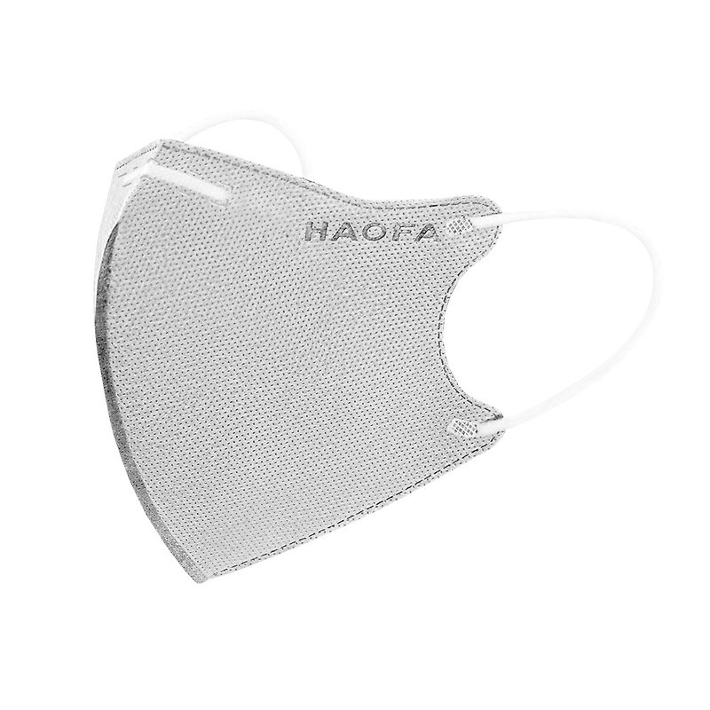 (医疗N95)HAOFA气密型99%防护立体医疗口罩活性碳款-砾石碳(30入) - 口罩 - 其他材质 灰色