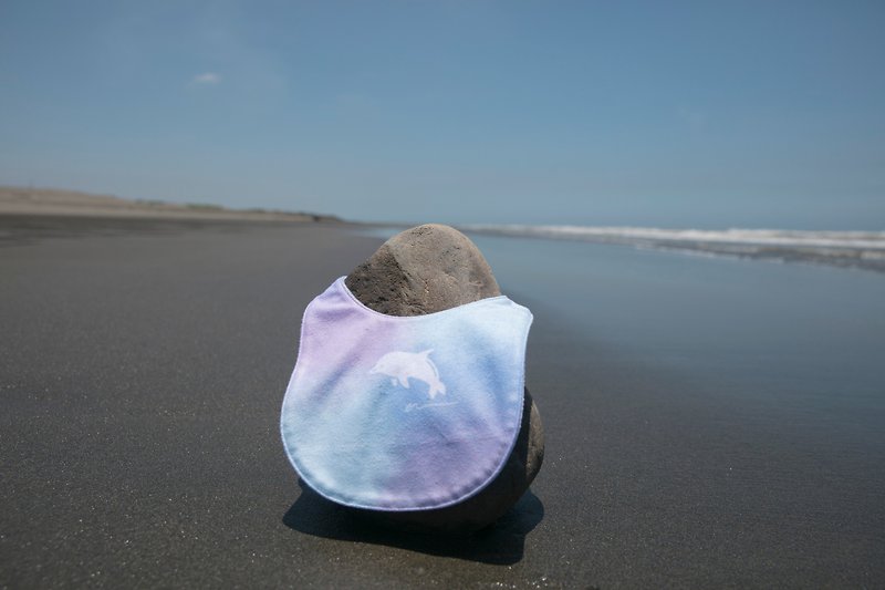 宝宝口水兜 海豚【小岛与大洋】 - 围嘴/口水巾 - 其他材质 紫色