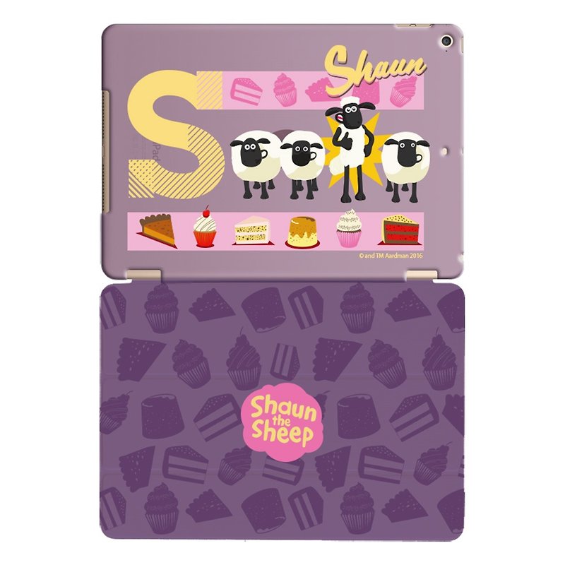 笑笑羊正版授权(Shaun The Sheep)-iPad水晶壳：【点心派对】《iPad Mini》水晶壳(紫)＋Smart Cover磁杆(紫) - 平板/电脑保护壳 - 塑料 粉红色