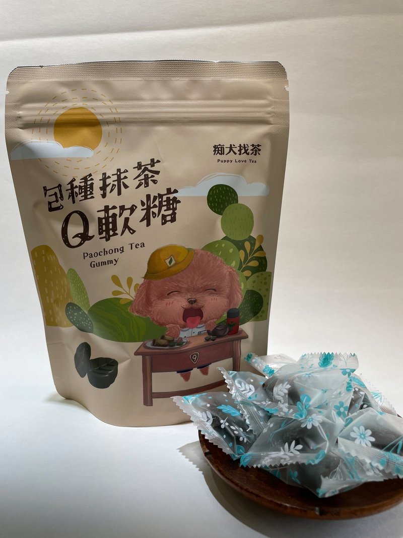 东成茶叶【痴犬找茶】包种抹茶Q软糖 - 零食/点心 - 其他材质 