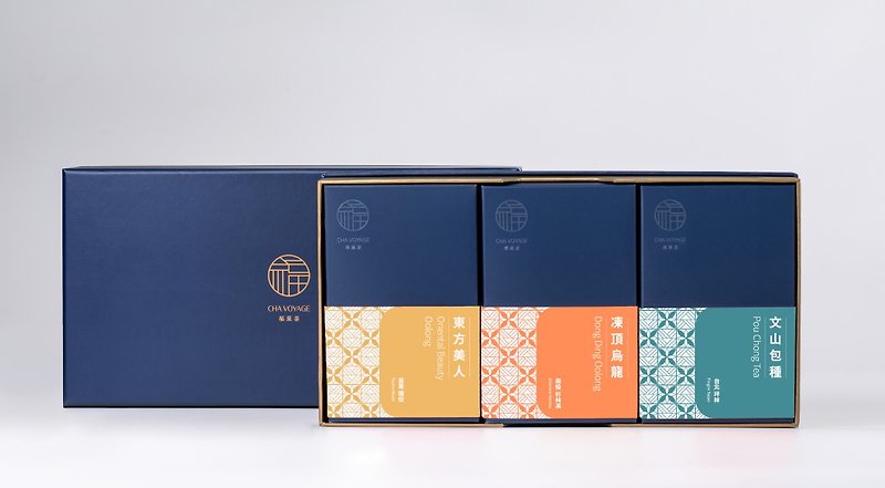 【Cha Voyage 福叶茶 】经典三入文山包种茶组礼盒 - 茶 - 新鲜食材 