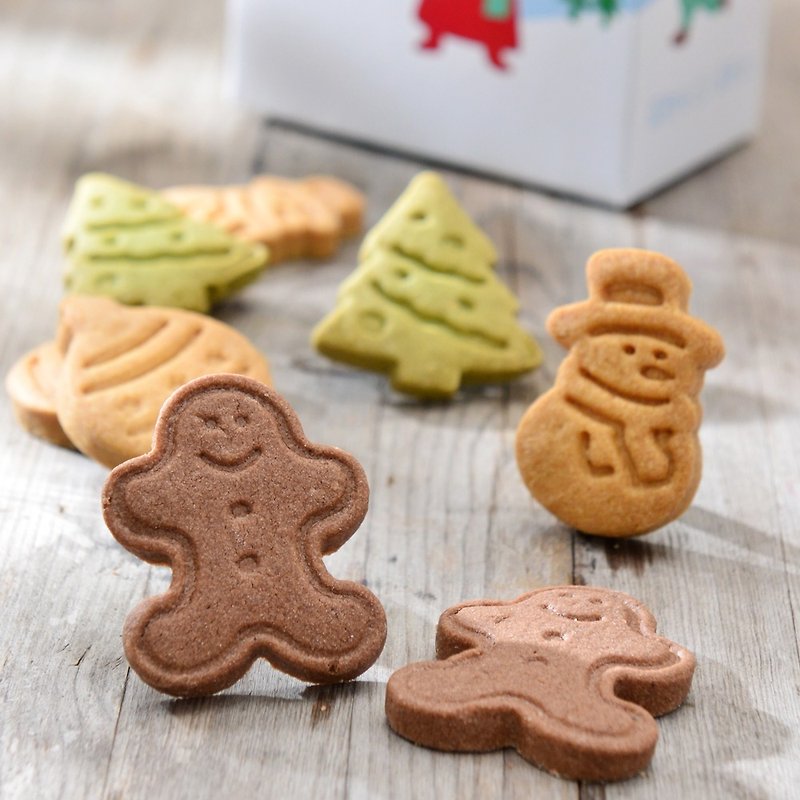 喜憨儿。耶诞限定~圣诞造型饼干组 - 手工饼干 - 新鲜食材 蓝色