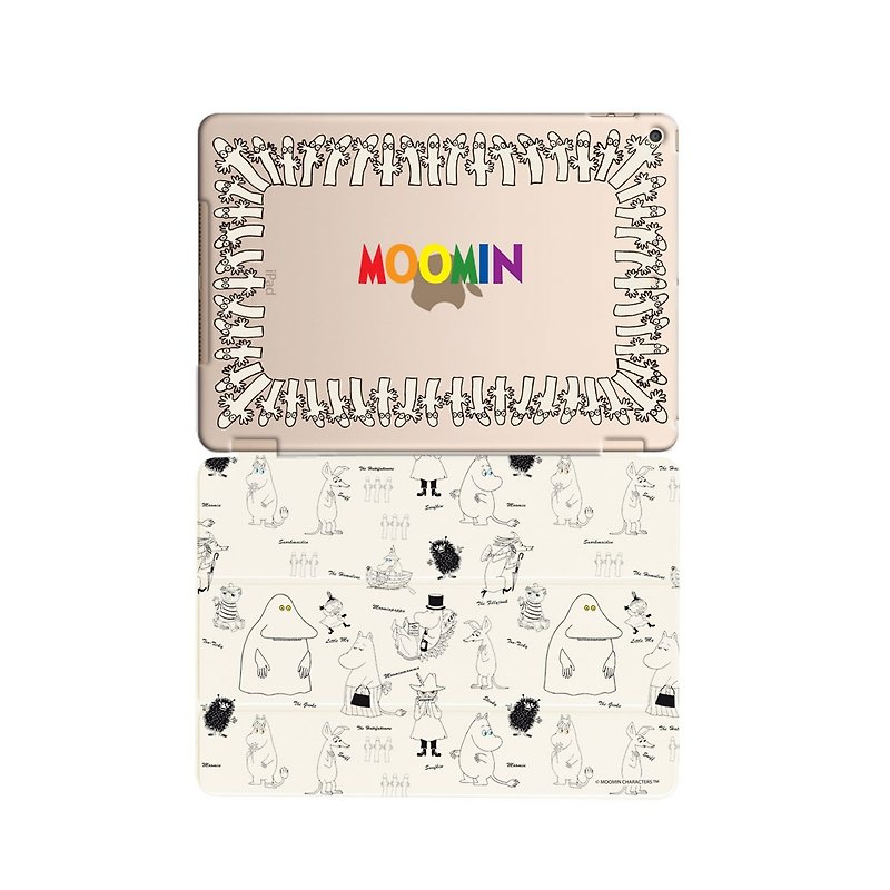 Moomin噜噜米正版授权-iPad Mini水晶壳【溜溜们】 - 平板/电脑保护壳 - 塑料 白色