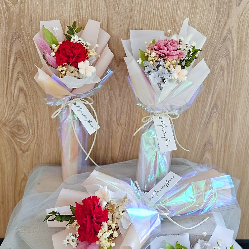母亲节 永生康乃馨花束/两色 快速出货 现货 - 干燥花/捧花 - 植物．花 多色