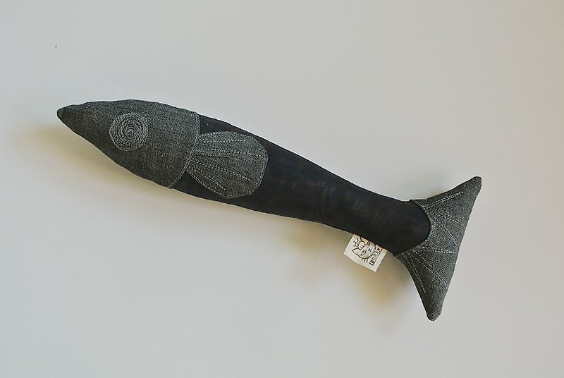 低调炫黑秋刀鱼2.0进阶版猫草包 - 玩具 - 棉．麻 黑色