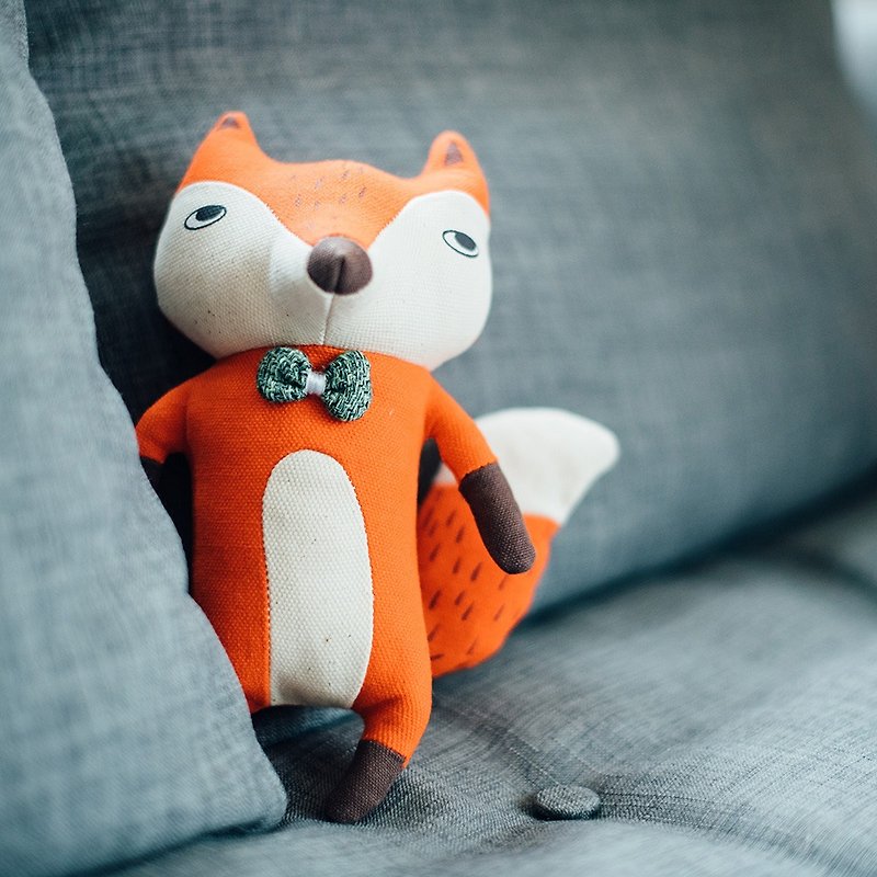 【tails&me 尾巴与我】狐狸杰米│森林动物系列 填充玩具 - 玩具 - 棉．麻 多色