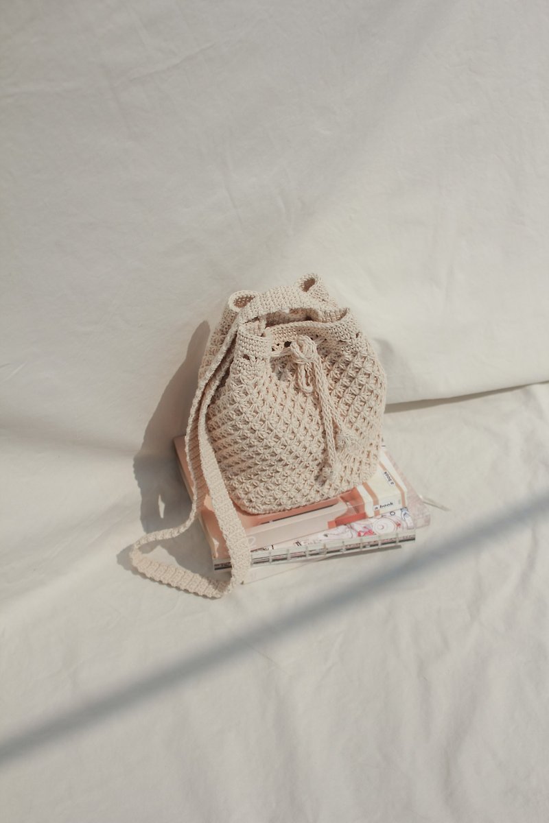 Crossbody Bag Whan-Whan ,Crochet bag ,Shoulder Bag ,Handmade Stuff - 束口袋双肩包 - 其他材质 