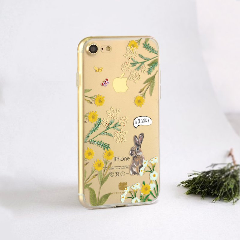 免费刻字 兔子手机壳Samsung s10 plus圣诞礼物 - 手机壳/手机套 - 塑料 黄色