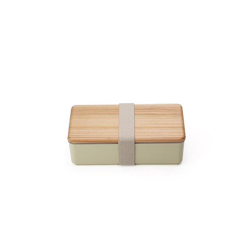 三好制作所 BENTO STORE日式木盖便当盒M 米黄色 - 便当盒/饭盒 - 塑料 黄色