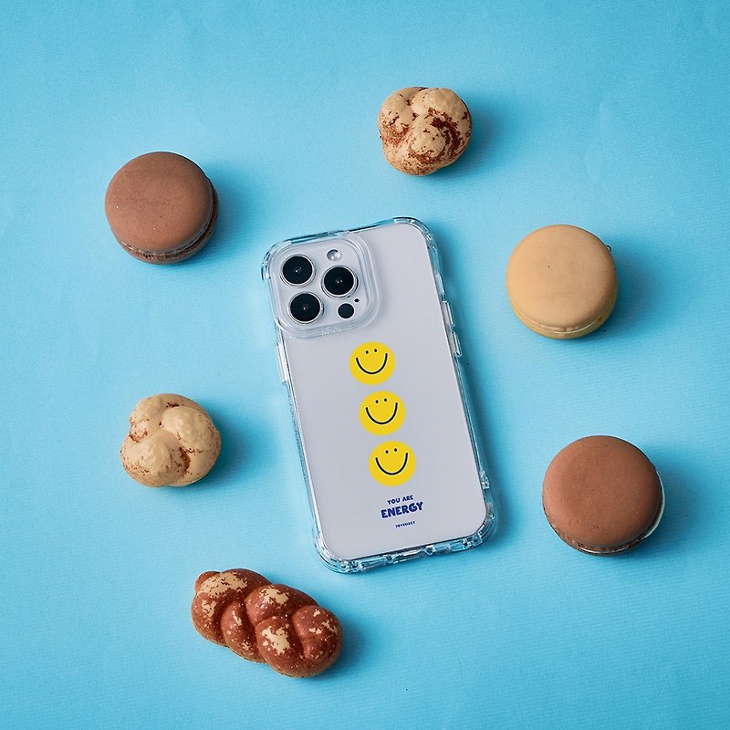 Smile夏日微笑小太阳抗黄防摔MagSafe iPhone手机壳 - 手机壳/手机套 - 塑料 透明