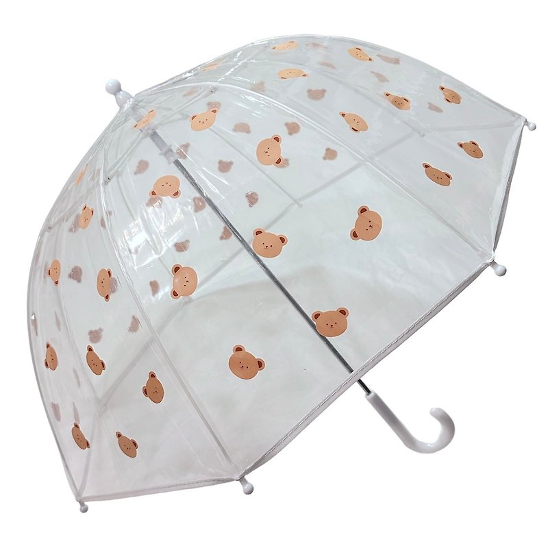 DADA FRIENDS 熊熊透明儿童伞 - 儿童雨衣/雨具 - 塑料 透明