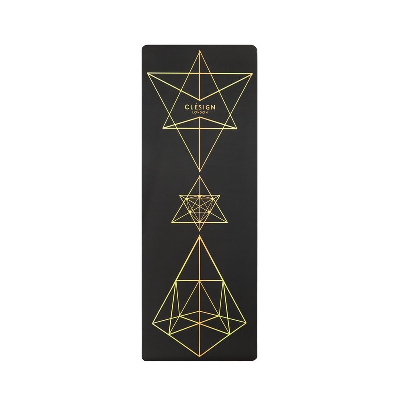 【Clesign】COCO Pro Yoga Mat 瑜珈垫 4.5mm - Vanta Black - 瑜珈垫 - 橡胶 黑色