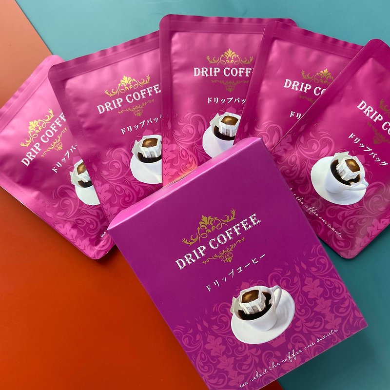【炽咖啡】滤挂式 精品豆 5入/盒 - 咖啡 - 新鲜食材 紫色