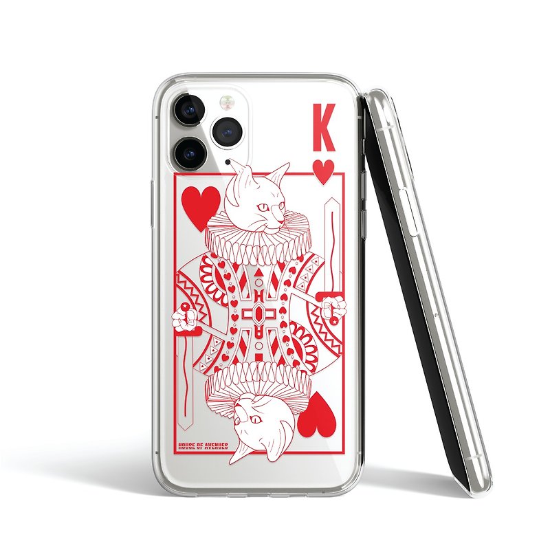 | HOA 原创设计手机壳 | Poker Cat情人节系列 | RED K | - 手机壳/手机套 - 塑料 多色