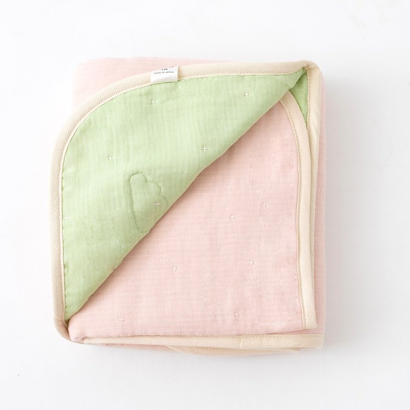 日本制六层纱被 夏绿蒂花园(特级款 )M - 婴儿床上用品 - 棉．麻 粉红色