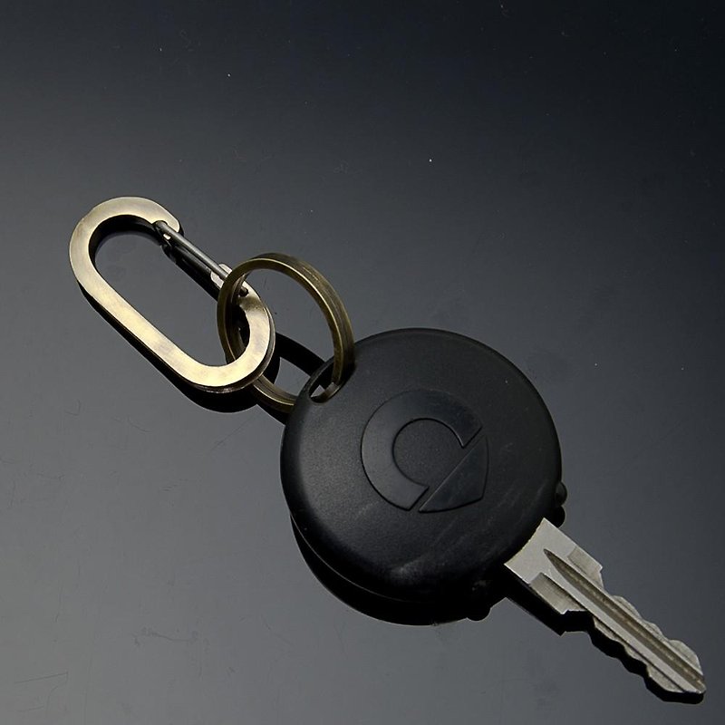 カラビナブラスキーリング [POSITION] LLK-001br【ネコポスOK】 - 钥匙链/钥匙包 - 其他金属 