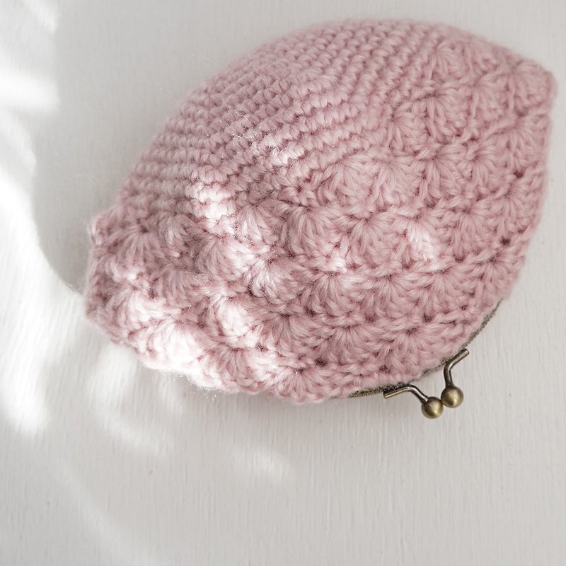 Ba-ba (m) Crochet pouch No.C1742 - 化妆包/杂物包 - 其他材质 粉红色