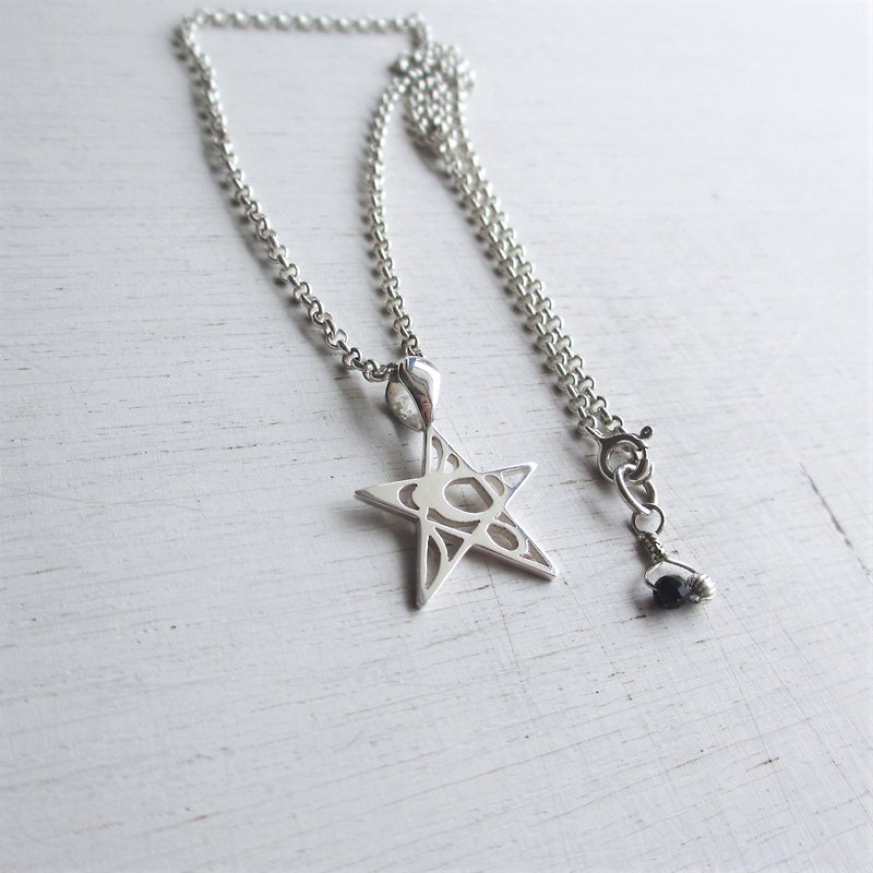 Shooting Star- Silver Chain Necklace