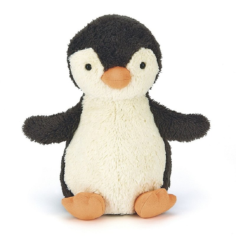 Jellycat Peanut Penguin 约23厘米 - 玩偶/公仔 - 聚酯纤维 黑色