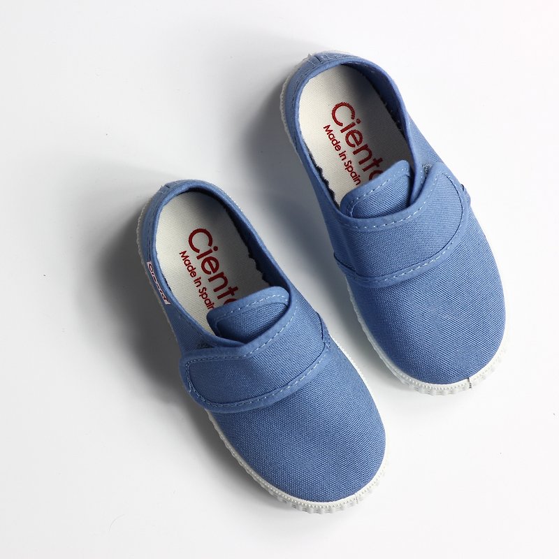 西班牙国民帆布鞋 CIENTA 58000 90浅蓝色 幼童、小童尺寸 - 童装鞋 - 棉．麻 蓝色