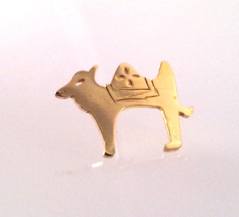 Silk Road Brass CAMEL Camel Pin Brooch
