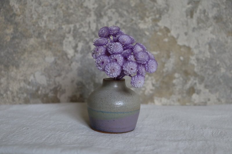 母亲节限定礼盒-小花器-乐园 - 花瓶/陶器 - 陶 紫色