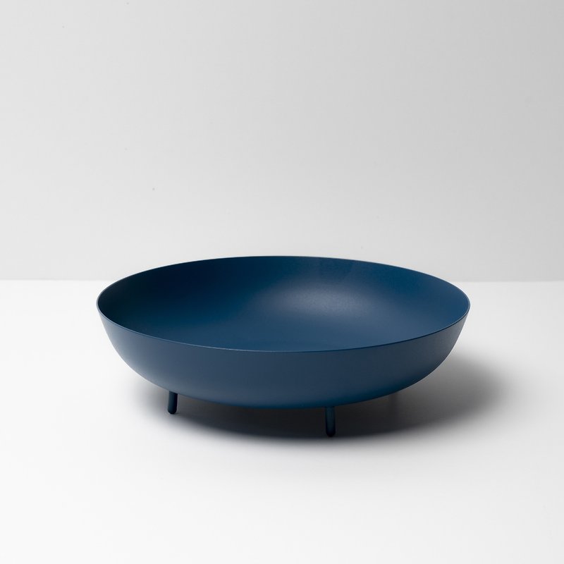 Pin Bowl 金属制 置物皿 (大) 蓝色 - 摆饰 - 其他金属 蓝色