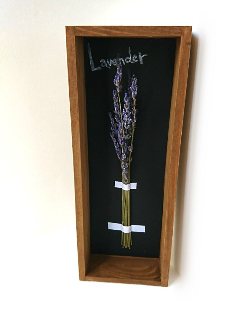 植物標本 ボックス ドライフラワー (ラベンダーversion.) - 墙贴/壁贴 - 木头 紫色