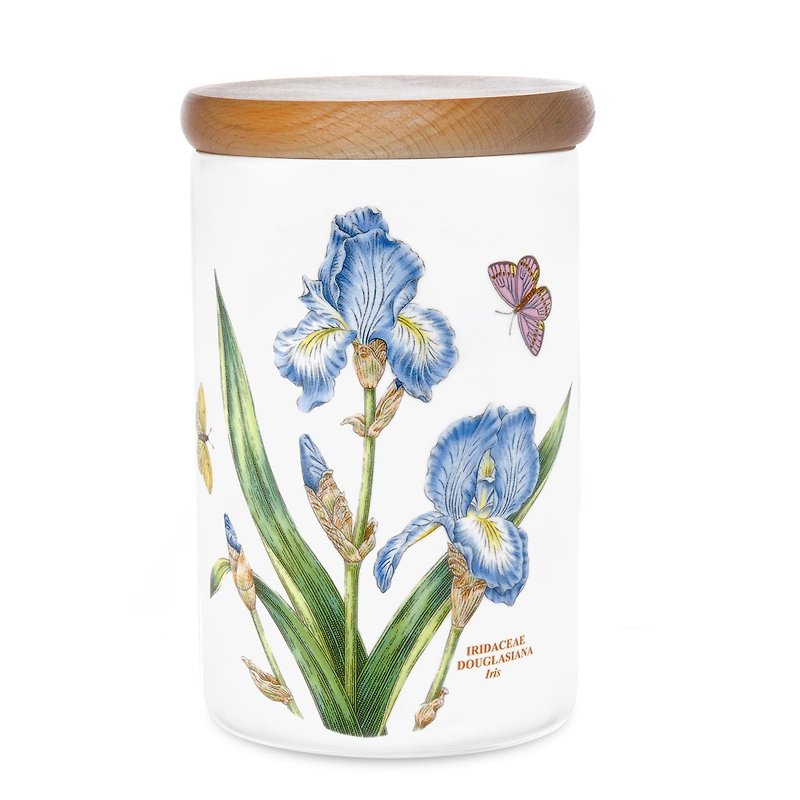 Botanic Garden经典植物园系列-7寸密封罐(鸢尾花) - 厨房用具 - 陶 蓝色