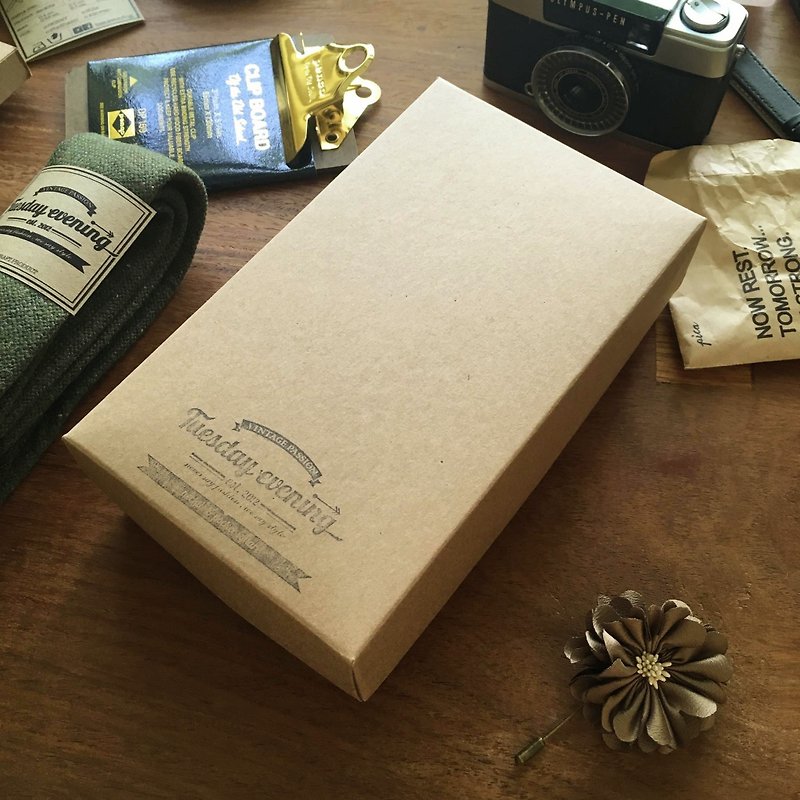 Add on - Craft paper box - 包装材料 - 纸 咖啡色