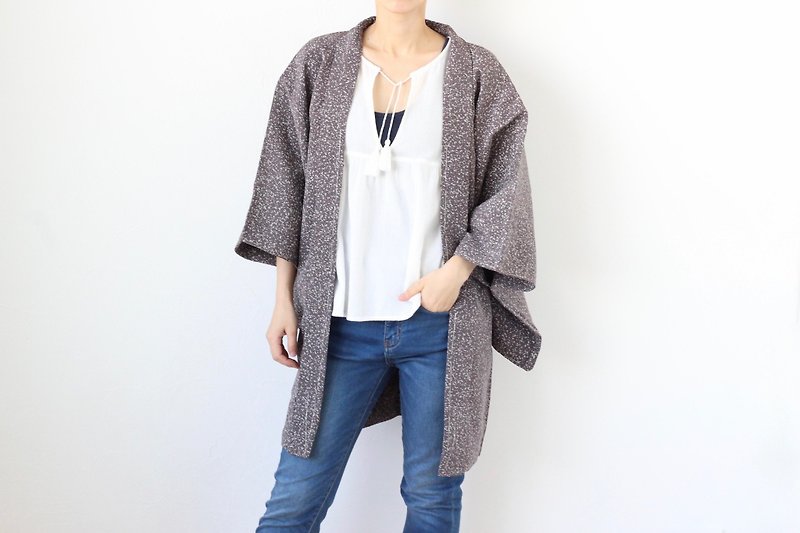 abstract kimono, kimono jacket, traditional kimono, authentic kimono /3944 - 女装休闲/机能外套 - 聚酯纤维 