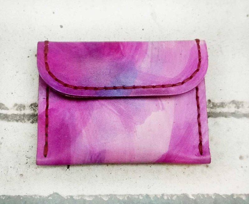 Sienna真皮零钱包 - 零钱包 - 真皮 紫色