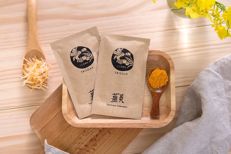 三三吾乡暖暖姜黄旅用皂丝 - 肥皂/手工皂 - 其他材质 咖啡色