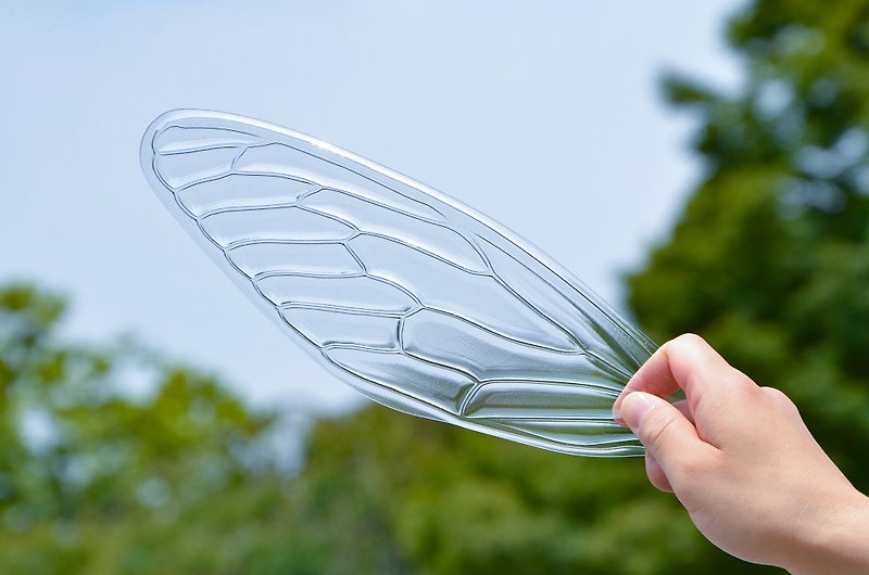 せみうちわ 透明 Cicada Fan Clear - 扇子 - 塑料 透明