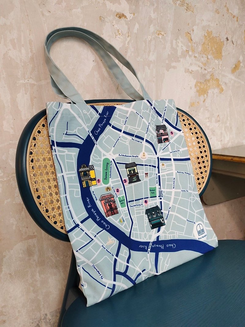 Bangkok mini map bag