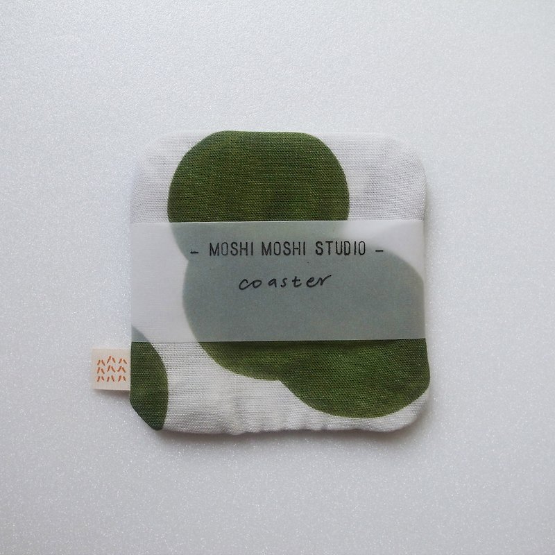moshimoshi 杯垫 | 绿藻 - 餐垫/桌巾 - 棉．麻 