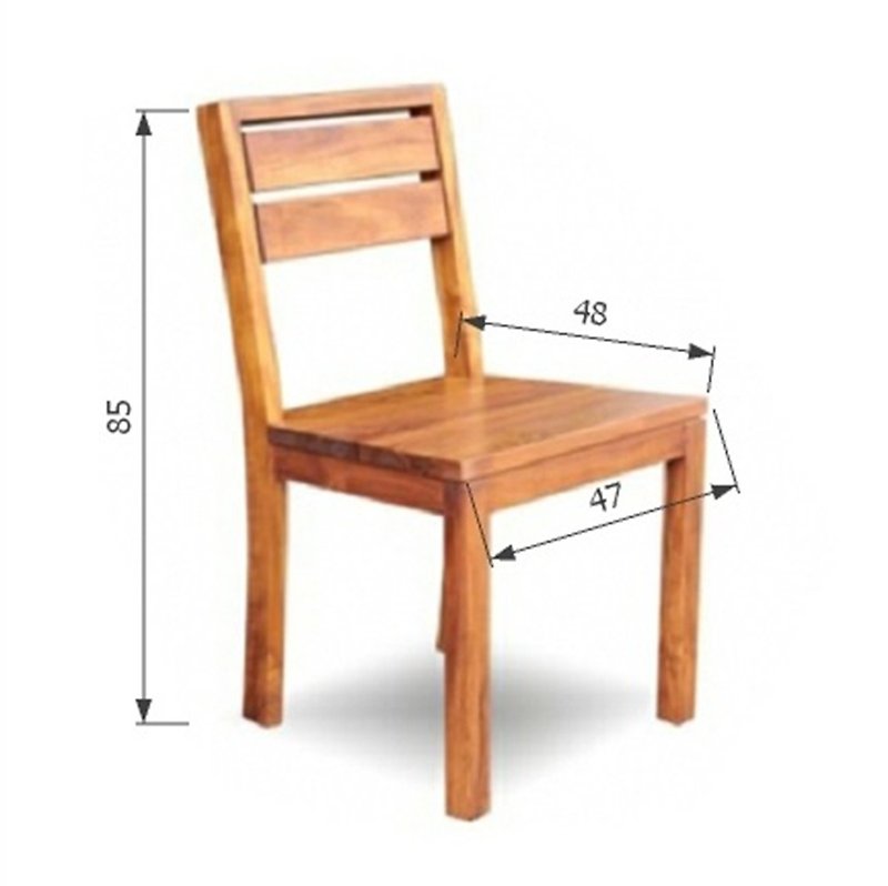 Dining Chair-Double Piece 双拼餐椅 - 其他家具 - 木头 