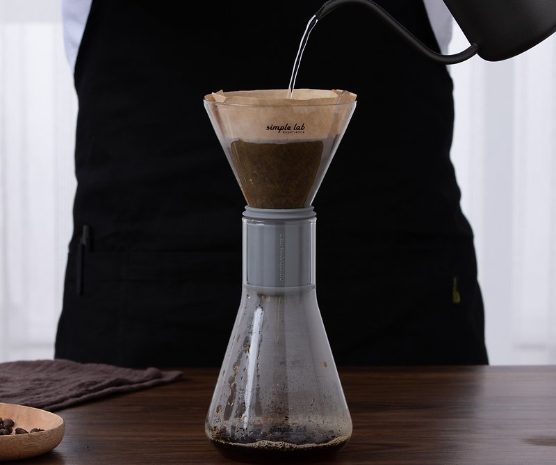 MICO化学系滴滤式手冲咖啡壶套装 - 咖啡壶/周边 - 玻璃 透明