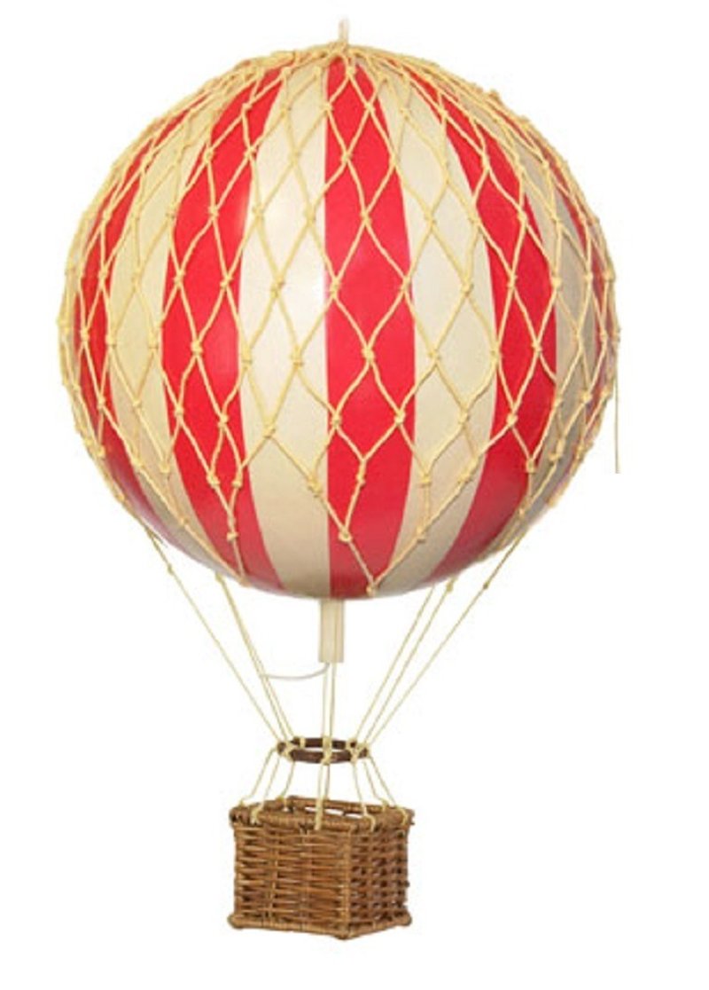 Authentic Models 热气球挂饰(轻旅行/红) - 摆饰 - 其他材质 红色