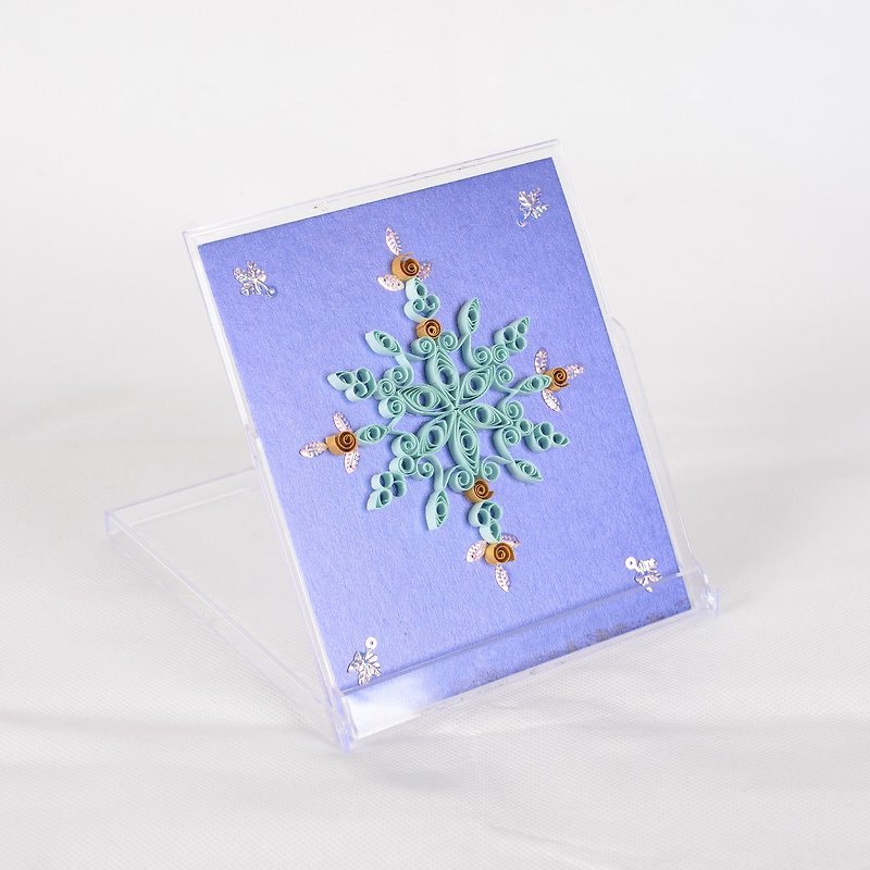 圣诞系列3桌历盒陈列纸卷成品 - 摆饰 - 纸 蓝色